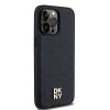 DKNY DKHMP14XPSHRPSK iPhone 14 Pro Max6.7 czarny/black hardcase Leather Monogram Pattern Metal Logo MagSafe