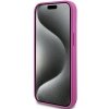 DKNY DKHMP15SPSHRPSP iPhone 15 / 14 / 136.1 różowy/pink hardcase Leather Pattern Metal Logo MagSafe
