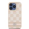 DKNY DKHCP15XPCPTSSP iPhone 15 Pro Max6.7 różowy/pink hardcase Leather Checkered Mono Pattern & Printed Stripes