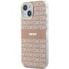 DKNY DKHMP14SHRHSEP iPhone 14 / 15 / 136.1 różowy/pink hardcase IML Mono & Stripe MagSafe