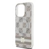 DKNY DKHMP13XHCPTSE iPhone 13 Pro Max6.7 beżowy/beige hardcase IML Checkered Mono Pattern & Printed Stripes MagSafe