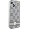 DKNY DKHMP15MHCPTSE iPhone 15 Plus /14 Plus 6.7 beżowy/beige hardcase IML Checkered Mono Pattern & Printed Stripes MagSafe