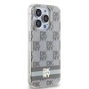 DKNY DKHMP15XHCPTSE iPhone 15 Pro Max6.7 beżowy/beige hardcase IML Checkered Mono Pattern & Printed Stripes MagSafe