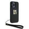 DKNY DKHCP15XPBSWSK iPhone 15 Pro Max6.7 czarny/black hardcase Wrist Strap Stock Logo