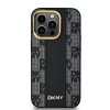 DKNY DKHMP13XPCPVSLK iPhone 13 Pro Max6.7 czarny/black hardcase Leather Checkered Mono Pattern MagSafe