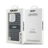 DKNY DKHMP16LHRHSEK iPhone 16 Pro6.3 czarny/black hardcase Repeat Texture Pattern With Stripe