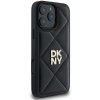 DKNY DKHCP16LPQDSLK iPhone 16 Pro 6.3czarny/black Quilted Stack Logo