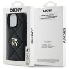 DKNY DKHCP16LPQDSLK iPhone 16 Pro 6.3czarny/black Quilted Stack Logo