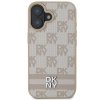 DKNY DKHCP16SPCPTSSP iPhone 16 6.1różowy/pink hardcase Checkered Pattern & Printed Stripes