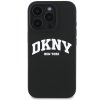 DKNY DKHMP16LSNYACH iPhone 16 Pro6.3 czarny/black hardcase Silicone White Printed Logo MagSafe