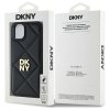DKNY DKHCP15MPQDSLK iPhone 15 Plus 6.7  czarny/black Quilted Stack Logo