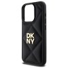 DKNY DKHCP15LPQDSLK iPhone 15 Pro 6.1   czarny/black Quilted Stack Logo