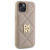 DKNY DKHCP14SPQDSLE iPhone 14 6.1       beżowy/beige Quilted Stack Logo