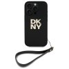 DKNY DKHCP16XPBSWSK iPhone 16 Pro Max    6.9 czarny/black hardcase Wrist Strap Stock Logo
