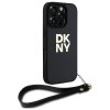 DKNY DKHCP16XPBSWSK iPhone 16 Pro Max    6.9 czarny/black hardcase Wrist Strap Stock Logo
