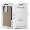 DKNY DKHMP15XPGHLME iPhone 15 Pro Max    6.7 beżowy/beige hardcase Grained Metal Logo MagSafe