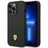 Ferrari FEHCP14LSIBBK iPhone 14 Pro 6,1 czarny/black hardcase Silicone Metal Logo