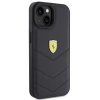 Ferrari FEHCP15SRDUK iPhone 15 / 14 / 13 6.1 czarny/black hardcase Quilted Metal Logo