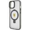 Ferrari FEHMP15MUSCAK iPhone 15 Plus / 14 Plus 6.7 czarny/black hardcase Ring Stand 2023 Collection MagSafe