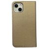 Etui Smart Magnet book iPhone 15 Pro6.1 złoty/gold