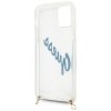 Guess GUHCP12MCRTVSBL iPhone 12/12 Pro6,1 niebieski/blue hardcase Script Vintage