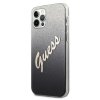Guess GUHCP12MPCUGLSBK iPhone 12/12 Pro 6,1 czarny/black hardcase Glitter Gradient Script