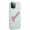 Guess GUHCP12MLSVSBF iPhone 12/12 Pro 6,1 niebieski fuksja/blue fuschia hardcase Silicone Vintage