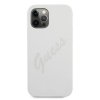 Guess GUHCP12LLSVSCR iPhone 12 Pro Max6,7 kremowy/cream hardcase Script Vintage