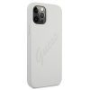 Guess GUHCP12LLSVSCR iPhone 12 Pro Max6,7 kremowy/cream hardcase Script Vintage