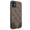 Guess GUHCN61PU4GHBR iPhone 11 6,1 / Xr6,1 brązowy/brown hardcase 4G Triangle Collection