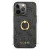 Guess GUHCP13L4GMRGR iPhone 13 Pro / 13 6,1 szary/grey hardcase 4G with ring stand