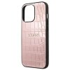 Guess GUHCP13LPCRBPI iPhone 13 Pro / 136,1 różowy/pink Croco Strap Collection