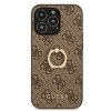 Guess GUHCP13L4GMRBR iPhone 13 Pro / 136,1 brązowy/brown hardcase 4G with ring stand