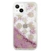 Guess GUHCP13SLGPEPI iPhone 13 mini 5,4 różowy/pink hardcase Peony Liquid Glitter