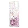 Guess GUHCP13SLGPEPI iPhone 13 mini 5,4 różowy/pink hardcase Peony Liquid Glitter