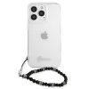 Guess GUHCP13XKPSBK iPhone 13 Pro Max6,7 Transparent hardcase Black Pearl