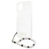 Guess GUHCP13SKPSWH iPhone 13 mini 5,4Transparent hardcase White Pearl