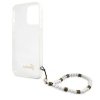 Guess GUHCP13LKPSWH iPhone 13 Pro / 13 6,1 Transparent hardcase White Pearl
