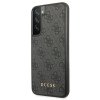 Guess GUHCS22SG4GFGR S22 S901szary/grey hard case 4G Metal Gold Logo