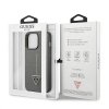 Guess GUHCP13LPSATLG iPhone 13 Pro / 13 6,1 srebrny/silver hardcase SaffianoTriangle Logo