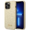 Guess GUHCP14LHGGSHD iPhone 14 Pro6,1 złoty/gold hard case Glitter Script