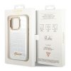 Guess GUHCP14LHGCRHS iPhone 14 Pro 6,1 srebrny/silver hardcase Croco Collection