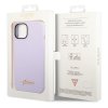 Guess GUHCP14SSLSMU iPhone 14 / 15 / 13 6.1 fioletowy/purple hard case Silicone Vintage Gold Logo