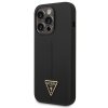 Guess GUHCP14LSLTGK iPhone 14 Pro6,1 czarny/black hardcase Silicone Triangle