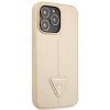 Guess GUHCP14XPSATLE iPhone 14 Pro Max 6,7 beżowy/beige hardcase SaffianoTriangle Logo