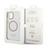 Guess GUHMP14MHTRMD iPhone 14 Plus / 15 Plus 6.7 złoty/gold hard case Metal Outline Magsafe