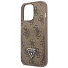 Guess GUHCP13LP4TPW iPhone 13 Pro / 13 6,1 brązowy/brown hardcase 4G Triangle Logo Cardslot