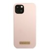 Guess GUHMP13MSBPLP iPhone 13 / 14 / 15 6.1 różowy/pink hard case Silicone Logo Plate MagSafe
