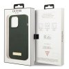 Guess GUHMP13LSPLA iPhone 13 Pro / 13 6,1 zielony/khaki hard case Silicone Logo Plate MagSafe