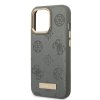 Guess GUHMP13XSAPSTG iPhone 13 Pro Max 6,7 szary/grey hardcase Peony Logo Plate MagSafe